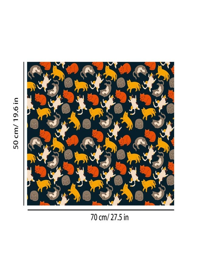 AIM & GGKK Cat Wrapping Paper Sheets - 12 Sheets Gifts Wrap with Cute Cat Patterns for Birthday Girls Boys Baby Shower Party - 20 x 28 inch Per Sheet - Image 2